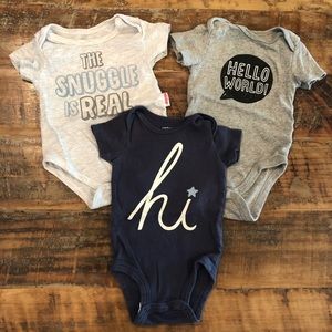 Lot of baby onesies